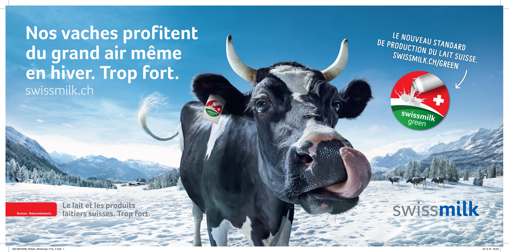 Publicité de Swissmilk