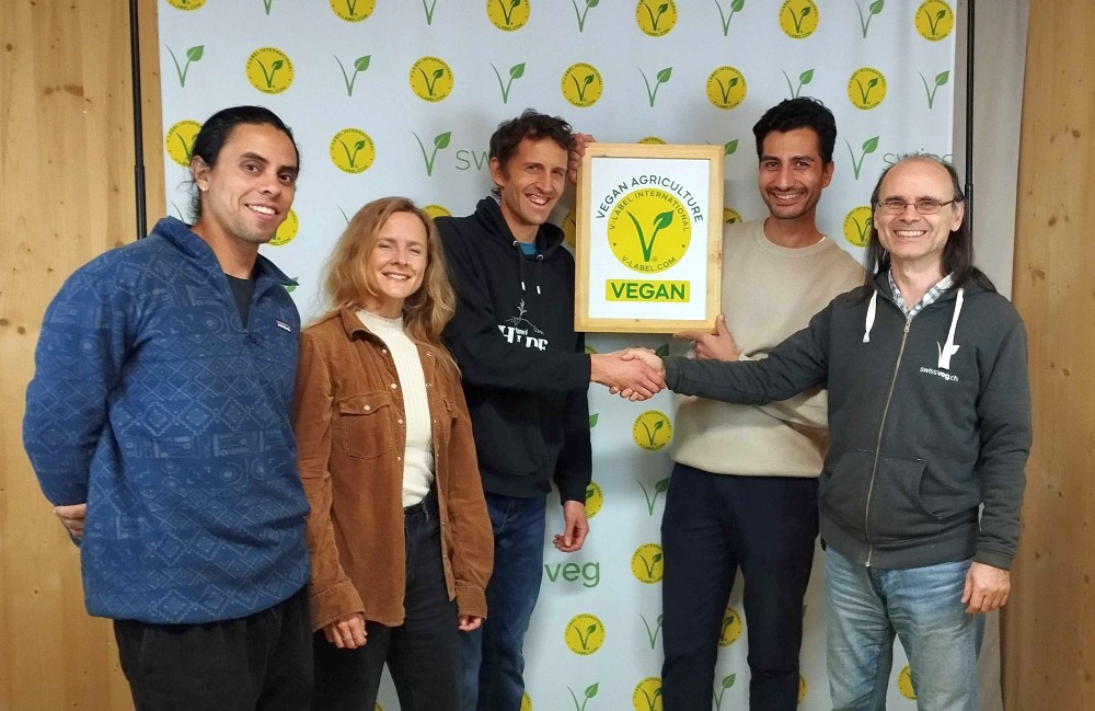 Übergabe des V-Labels an Solawi Halde