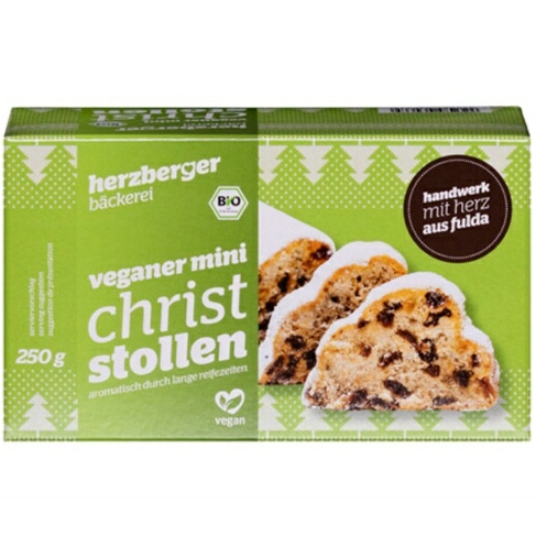 Christstollen für die perfekten veganen Weihnachten.