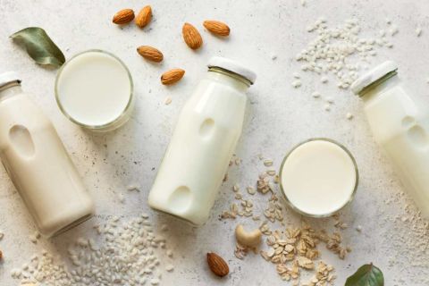 Diverses alternatives au lait